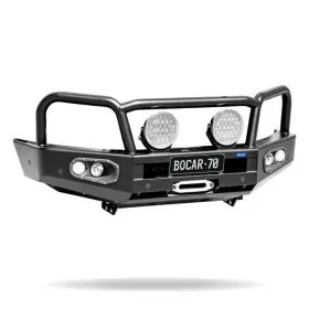BOCAR STOCKADE BULL BAR BLACK STEEL