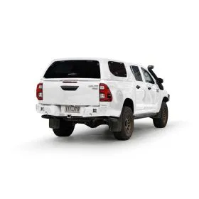 FLEXI ESSENTIAL CANOPY DUAL CAB A DECK FROSTED WHITE 089