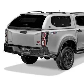 FLEXISPORT PREMIUM CANOPY DMAX 20+ DUAL CAB BOH SILVER 568