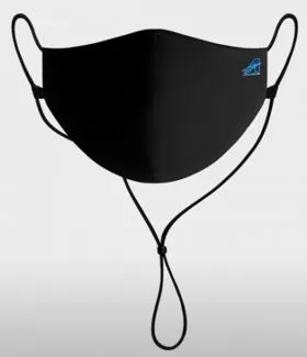 NON SURGICAL FABRIC FACE MASK STAFF W/ ADJUSTABLE NOSE CLIP